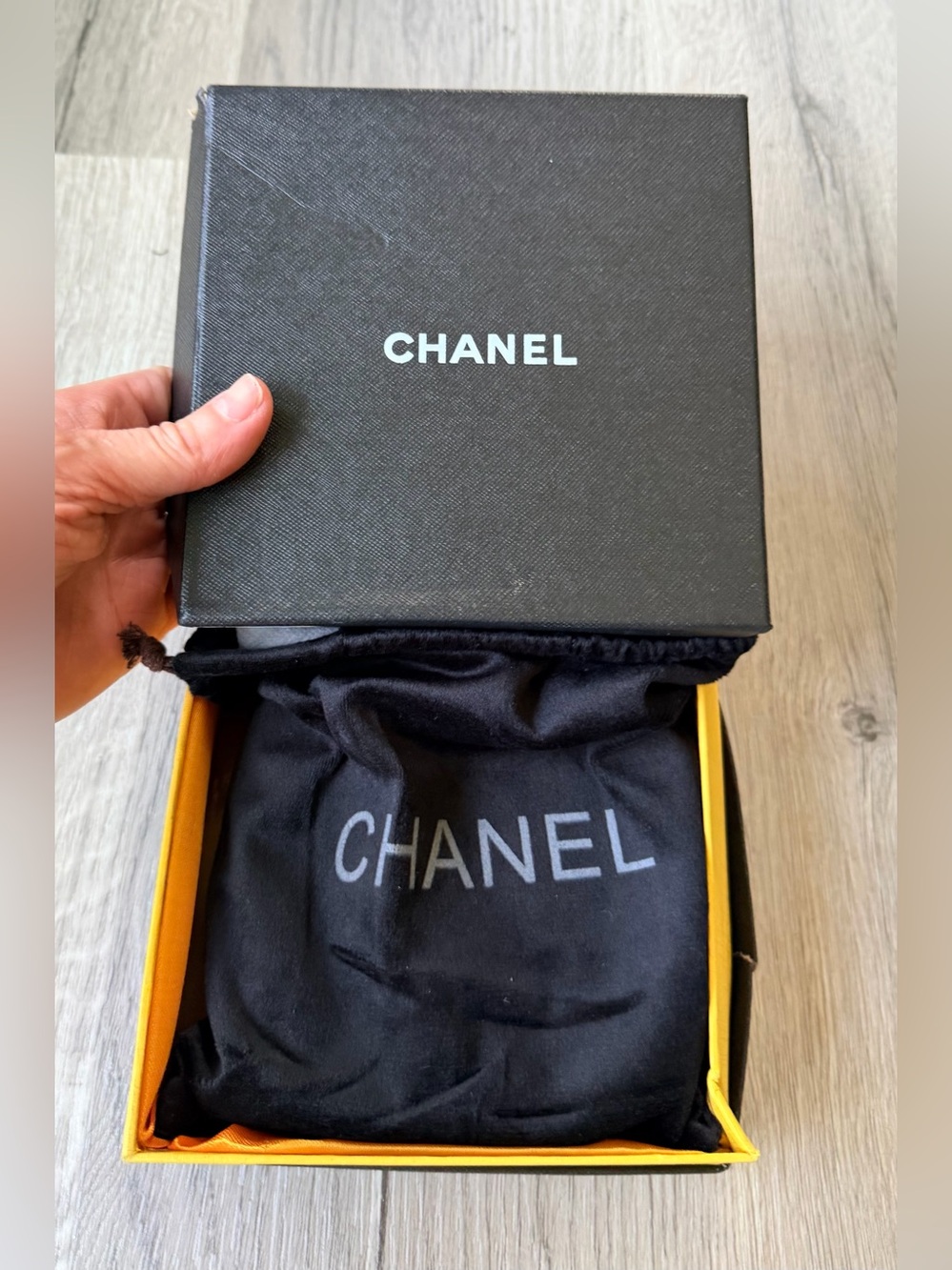 Fashion Chanel Black Crystal ‘CC’ Clutch w Silver Tone Leather Link Chain NEW - Picture 14 of 16